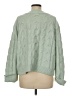 Jessica Simpson Solid Green Pullover Sweater Size M - photo 2