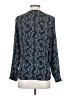 Banana Republic 100% Polyester Blue Long Sleeve Blouse Size XS - photo 2