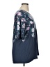 Colleen Lopez Blue Short Sleeve Blouse Size 1X - photo 4