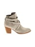 Sam Edelman 100% Leather Gray Ankle Boots Size 7 1/2 - photo 1