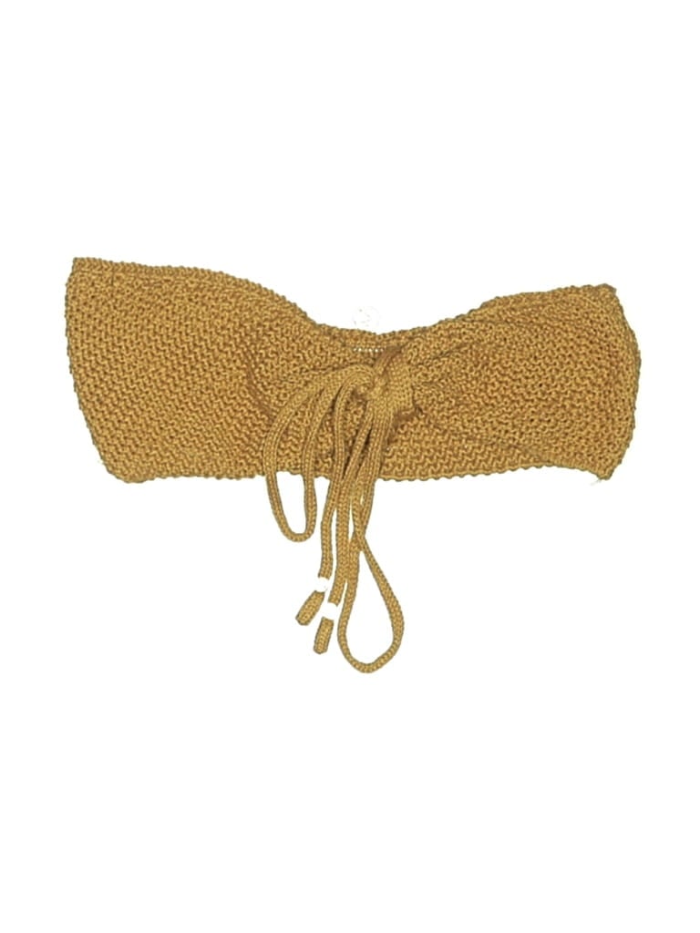 Pre-owned Bananhot Swimsuit Top Gold Swimwear