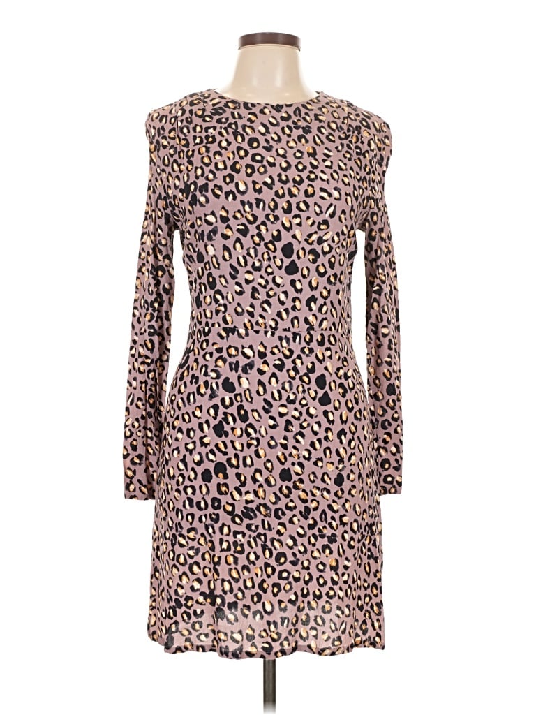 Pre-owned H&m Cocktail Dress In Brown