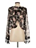 Deckers 100% Polyester Black Long Sleeve Blouse Size S - photo 2