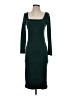 Gap Solid Green Casual Dress Size XS - photo 1