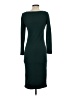 Gap Solid Green Casual Dress Size XS - photo 2