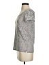 Ann Taylor LOFT Metallic Silver Short Sleeve T-Shirt Size S (petite) - photo 5