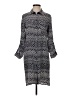 Diane von Furstenberg Graphic Blue Gray Kimono Size 4 - photo 1