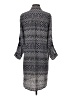 Diane von Furstenberg Graphic Blue Gray Kimono Size 4 - photo 2