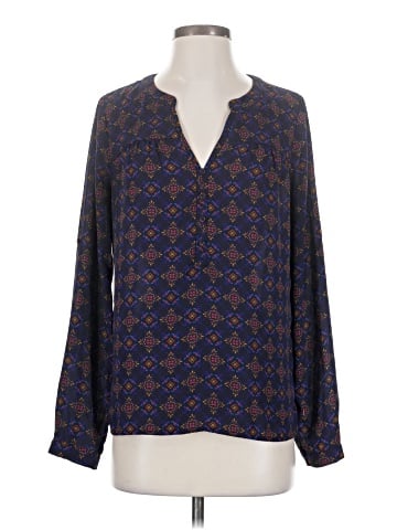 Skies Are Blue Long Sleeve Blouse (view 1)
