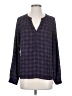 Skies Are Blue 100% Polyester Blue Long Sleeve Blouse Size XS - photo 1