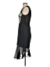 Tibi Chevron-herringbone Aztec Or Tribal Print Color Block Solid Gray Cocktail Dress Size S (estimated) - photo 5