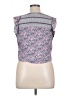Splendid Purple Sleeveless Blouse Size 14 - photo 2