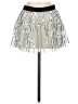 Assorted Brands Stars Silver Casual Skirt Size XS (estimated) - photo 1