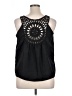 Shein 100% Polyester Black Sleeveless Blouse Size XL - photo 2