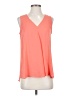 Vince Camuto 100% Polyester Orange Sleeveless Blouse Size XS - photo 1