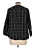 Old Navy Black 3/4 Sleeve Button-Down Shirt Size L - photo 2