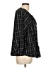 Old Navy Black 3/4 Sleeve Button-Down Shirt Size L - photo 4