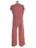 Max Studio Polka Dots Red Jumpsuit Size L - photo 2