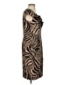 Kay Unger 100% Polyester Animal Print Brown Cocktail Dress Size 4 - photo 4