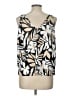 Old Navy 100% Polyester Ivory Sleeveless Blouse Size L - photo 2