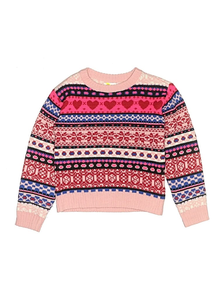Pre-owned Epic Threads Kids' Pullover Sweater In Pink