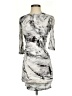 Helmut Lang Graphic Gray Cocktail Dress Size S - photo 1