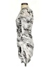 Helmut Lang Graphic Gray Cocktail Dress Size S - photo 5