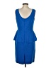 Ann Taylor Solid Blue Cocktail Dress Size 4 - photo 2