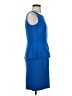 Ann Taylor Solid Blue Cocktail Dress Size 4 - photo 4