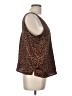 Old Navy 100% Polyester Brown Sleeveless Top Size L - photo 4
