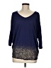 Assorted Brands Blue 3/4 Sleeve T-Shirt Size M - photo 1