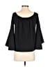 Banana Republic Black 3/4 Sleeve Top Size S - photo 2