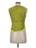 Sigrid Olsen 100% Rayon Green Sleeveless Blouse Size 6 - photo 2