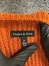 Violets & Roses Orange Pullover Sweater Size M - photo 7