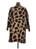 Dreamers Animal Print Brown Cardigan Size XL - photo 2