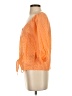 Sanctuary 100% Cotton Orange 3/4 Sleeve Blouse Size S - photo 5