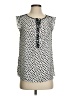 Ann Taylor LOFT 100% Polyester Silver Sleeveless Blouse Size S - photo 1