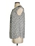 Ann Taylor LOFT 100% Polyester Silver Sleeveless Blouse Size S - photo 5