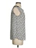 Ann Taylor LOFT 100% Polyester Silver Sleeveless Blouse Size S - photo 4