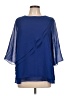 STACEES Blue 3/4 Sleeve Blouse Size 12 (estimated) - photo 1