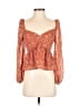 ASTR The Label 100% Polyester Orange 3/4 Sleeve Blouse Size XS - photo 1