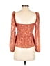 ASTR The Label 100% Polyester Orange 3/4 Sleeve Blouse Size XS - photo 2
