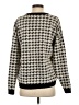 Cyrus Houndstooth Silver Pullover Sweater Size S - photo 2