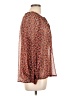 Roommates 100% Polyester Brown Long Sleeve Blouse Size L - photo 4