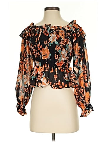 Flying Tomato 3/4 Sleeve Blouse (view 1)