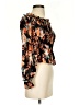 Flying Tomato 100% Polyester Orange 3/4 Sleeve Blouse Size S - photo 4