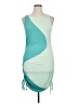 Unbranded Color Block Teal Cocktail Dress Size XL - photo 1