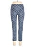 Elliott Lauren Print Blue Casual Pants Size 10 - photo 1