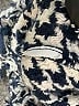 Zara Houndstooth Blue Poncho Size M - photo 8
