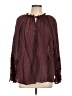 Torrid Burgundy Long Sleeve Blouse Size Lg Plus (0) - photo 1